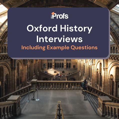 Oxford History Interview Questions