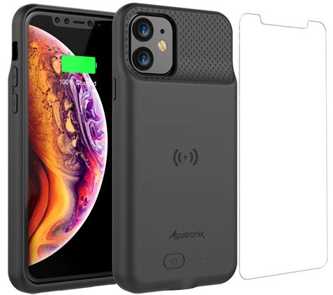 Alpatronix Bxxi 5500mah Iphone 11 Qi Wireless Battery Charging Case