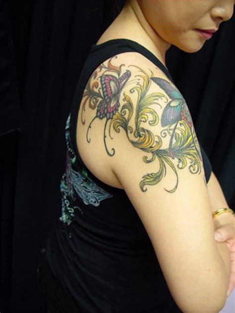Shoulder tattoos are just as popular as wrist tattoos, and they are one of the most sought after areas in which to get a tattoo. 170 Best Shoulder Tattoos For Men, Women (June 2021 ...