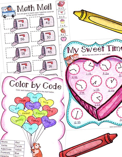 Valentines Packet 3rd The Classroom Key
