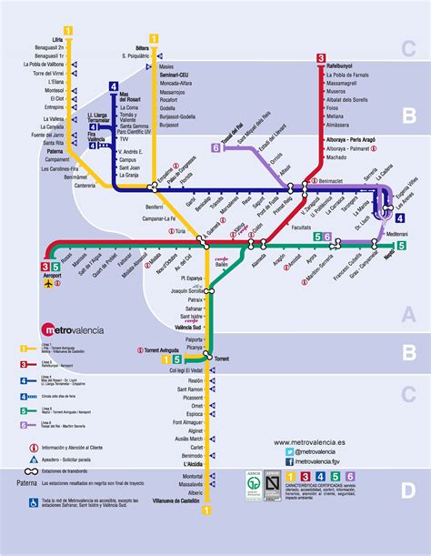 Valencia Metro Map Ahh I Remember It So Well In 2019