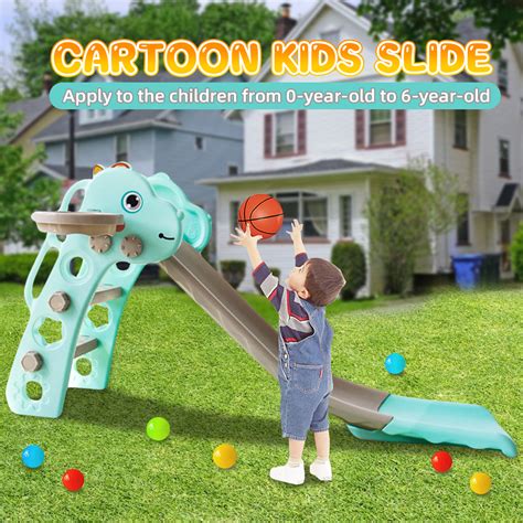 Kids Slide 3 In 1 Toddler Climber Slider Play Set W