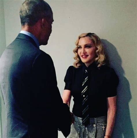 Madonna Et Barack Obama En 2017