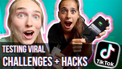 We Tested Viral Tiktok Challenges And Life Hacks Hilarious Youtube