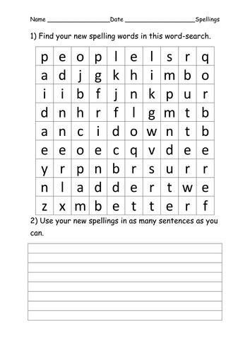 Editable Wordsearch Teaching Resources
