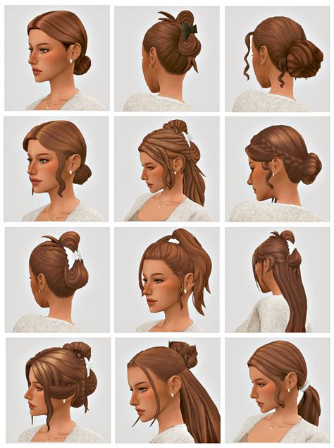 Miilkymoon Sims Hair Mod Hair The Sims 4 Packs