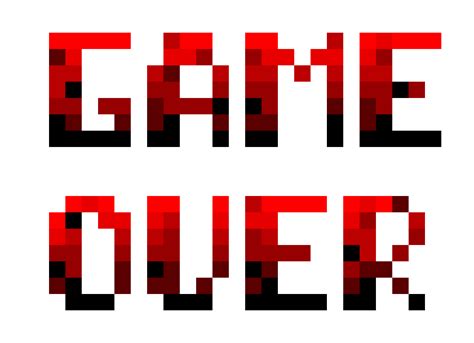 Game Over Pixel Art Maker