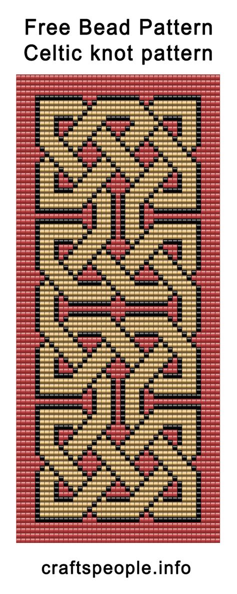 Celtic Knot Bead Loom Pattern Bead Loom Patterns Loom Patterns