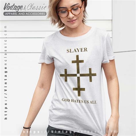 Slayer Shirt God Hates Us All High Quality Printed Brand
