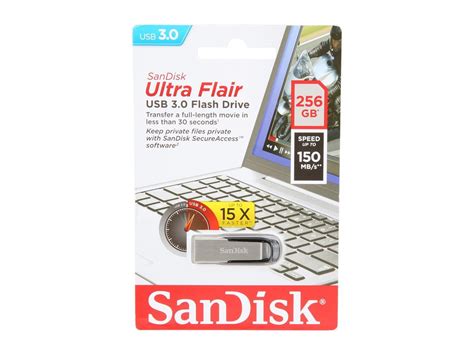 Sandisk 256gb Ultra Flair Cz73 Usb 30 Flash Drive