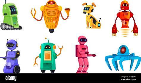 Robots De Dibujos Animados Robots Robots Bots Robots Mascota Y Robots
