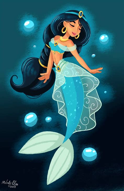 Jasmine The Mermaid By Melodyclerenes On Deviantart Mermaid Art Princess