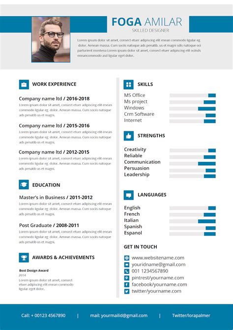Editable in word or pages. Professional resume templates word 2020 | CV TEMPLATES FOR ME
