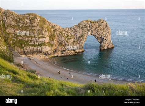 Coastal Arch Durdle Door Dorset England Stock Photo Alamy