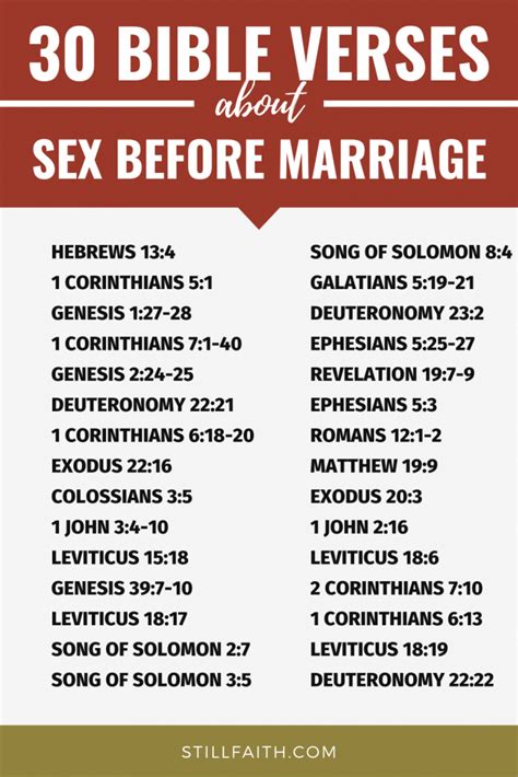 96 Bible Verses About Sex Before Marriage Kjv