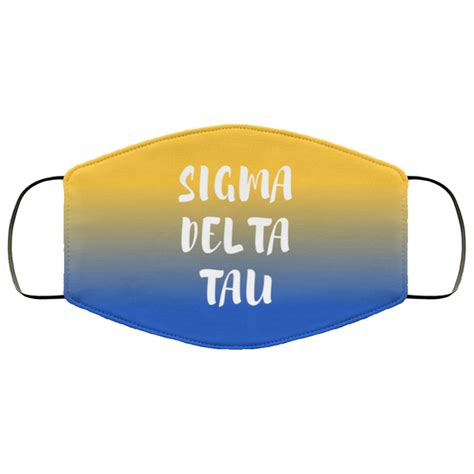 Sigma Delta Tau Shade Face Mask — Greeku