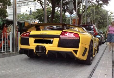 Sg Exotic Spotter Lamborghini Murcielago From The Back Yellow