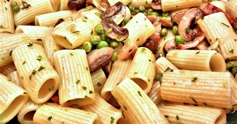 Free Images Dish Produce Cuisine Bacon Mushrooms Spices Penne