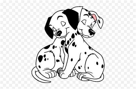 101 Dalmatians Puppies Clip Art 7 Disney Galore Dalmatian Black And