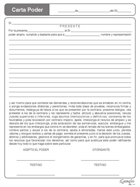 Letter Carta Poderpdf