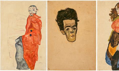 Egon Schiele Works Recently Restituted To Holocaust Victims Heirs Head