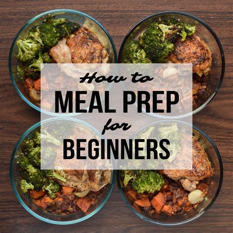 How To Meal Prep For Beginners A Super Simple Starting Place For You