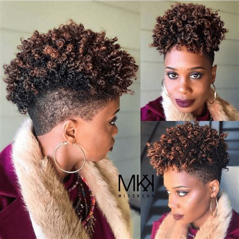 A mohawk hairstyle can add the much needed desired effect to your look and they look very chic which is why they are so popular among black women. Pin on Beauty Tips & Healthy Hair