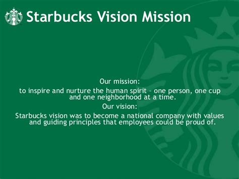 Most of what we do has a. Starbucks company profile