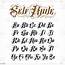 Tattoo Lettering Set Stock Illustration  Download Image Now IStock