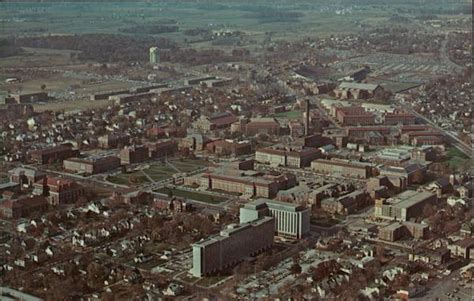 Aerial View Of Purdue University At West Lafayette Indiana
