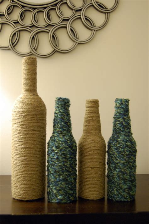 Crafting On A Budget Diy Wine And Beer Bottle Vases