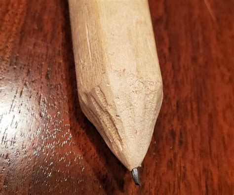 Hand Carved Wooden Pencil 8 Steps Instructables
