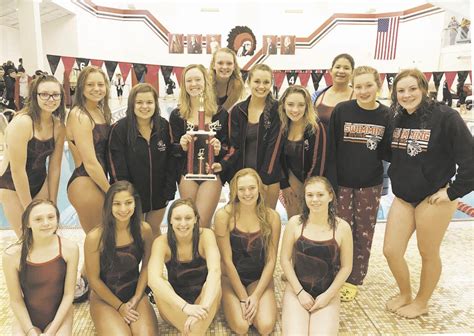 Indians Girls Swimmers Win Home Invite Monticello Herald Journal