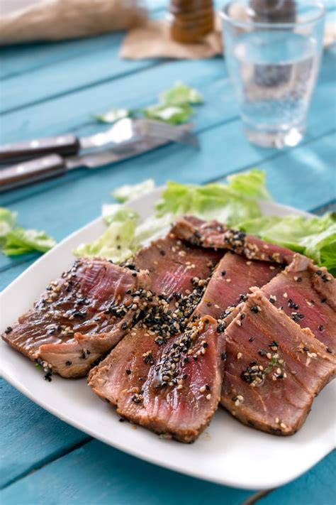 Ahi Tuna Steak Recipes Food Network Dandk Organizer