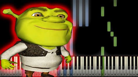 Ost Shrek Main Theme Meme Music Smash Mouth All Star Piano Cover
