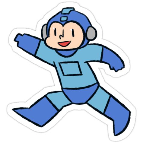 Megaman Stickers By Waywarddoodles Redbubble