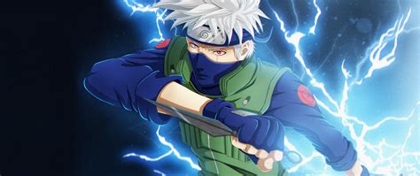 Download Anime Kakashi Hatake Art Wallpaper 2560x1080 Dual Wide