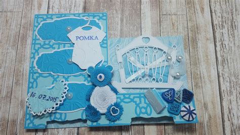 Celebrating a newborn is a big deal! NV Craft Designs: Newborn Quilled Handmade Card;OOaK;Side Step card;Qulled Teddy;Quilled Baby ...