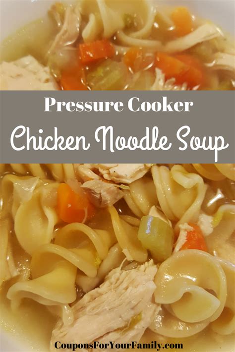 Pressure cooker chicken noodle soup: Chicken Noodle Soup In Power Quickpot : Chicken Noodle ...