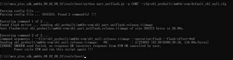Sk Am64 How Can I Flash Soc Initialization Binary For The Sk Am64