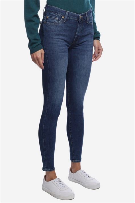 Calça Jeans HW Skinny Crop em 2022 Calça jeans Skinny Jeans