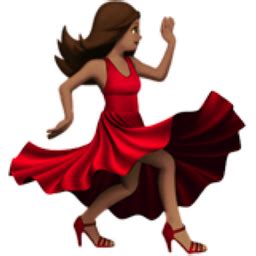 Woman Dancing Medium Skin Tone Emoji U F U F Fd