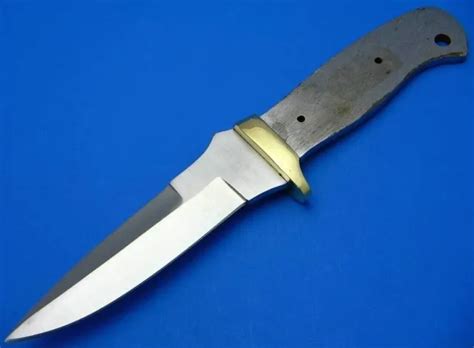 Knife Making Fixed Blade Blank Drop Point False Edge Full Tang With