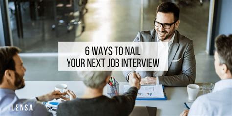 6 Ways To Nail Your Next Job Interview Lensa Insights