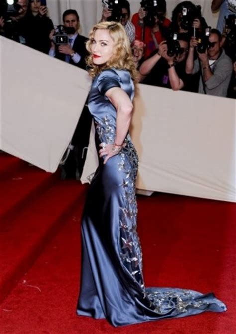 Madonna Attends The Alexander McQueen Savage Beauty Costume