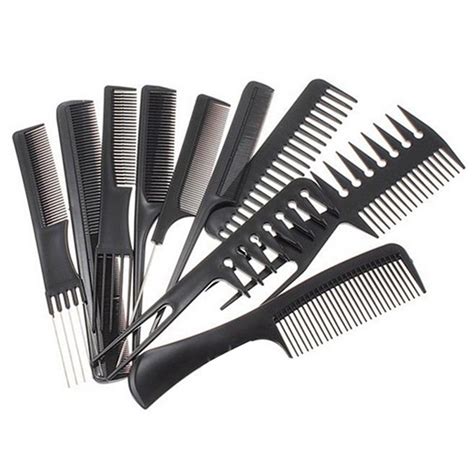 Techtongda New Salon Hair Set 10 Comb Set Profession Hairdressing