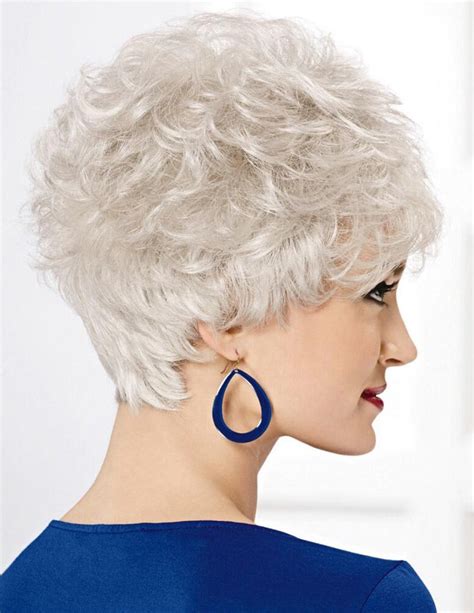 Capless Synthetic White Hair Wig For Older Ladies