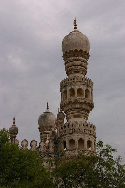 Minarets Of Qutub Shahi Tombs In Hyderabad Andhra India