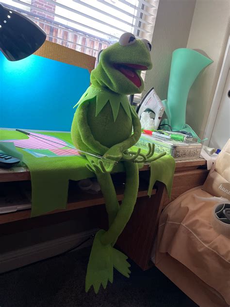 Kermit The Frog Puppet Replica Hand Made Etsy Canada