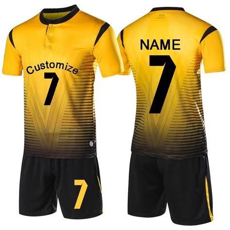 Black And Yellow Soccer Jersey Sale Soccer Store In 2020 Soccer